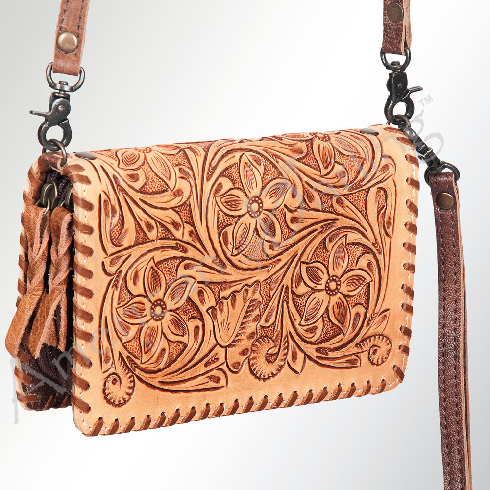 American Darling Organizer Saddle Blanket Genuine Leather Western Women Bag Handbag Purse | for Cute Travel