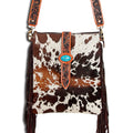 American Darling Hair-On Genuine Leather Large Crossbody Bag