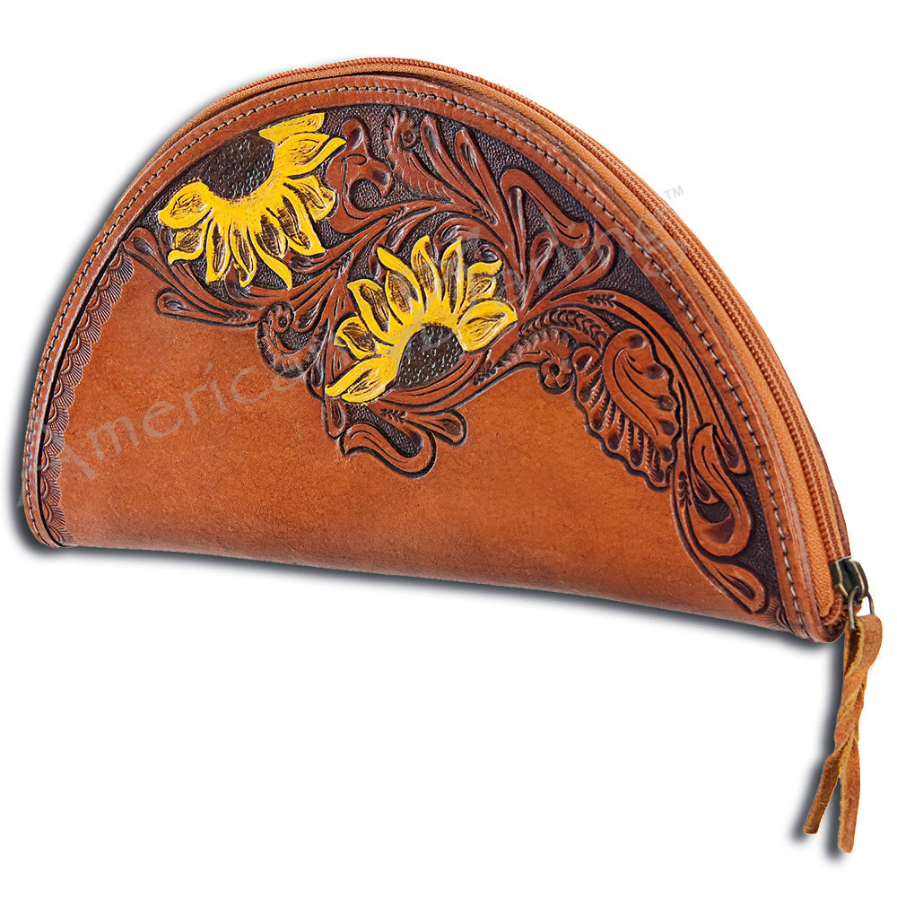 American Darling Taco Hand Tooled Genuine Leather