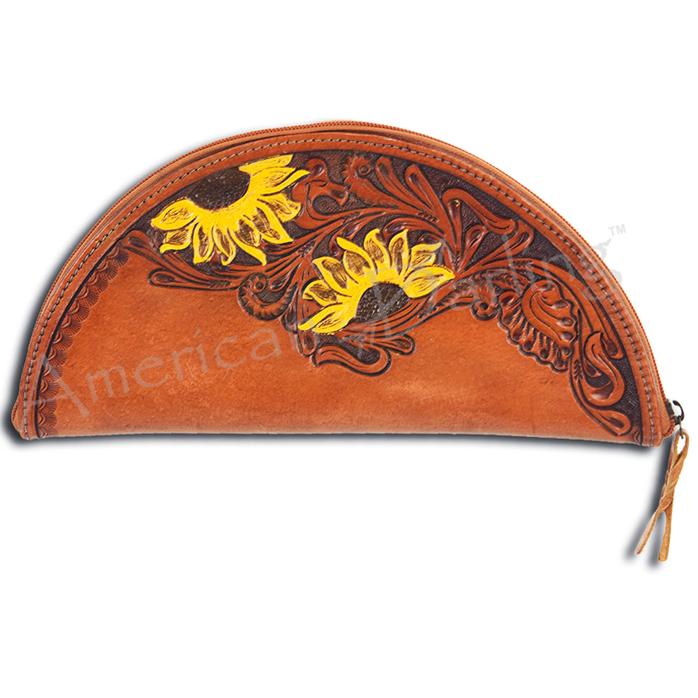 American Darling Taco Hand Tooled Genuine Leather
