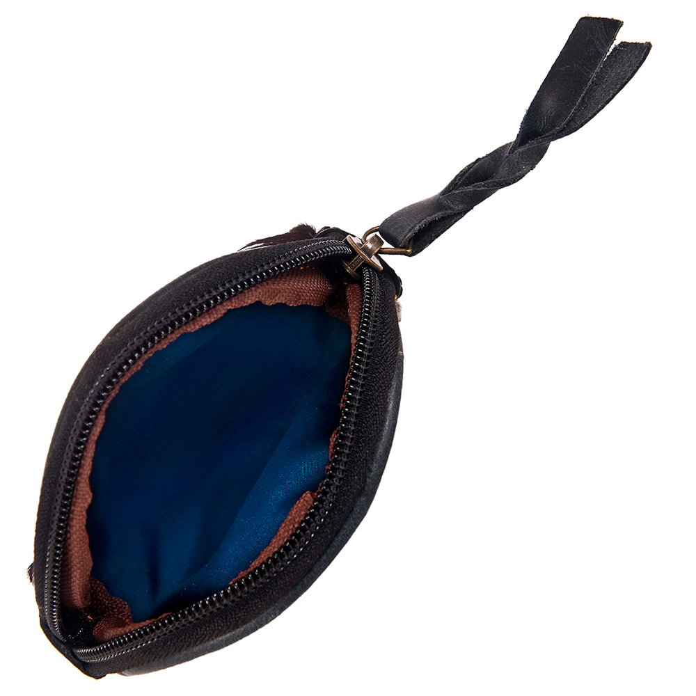 American Darling Coin Purse Hair-On Genuine Leather