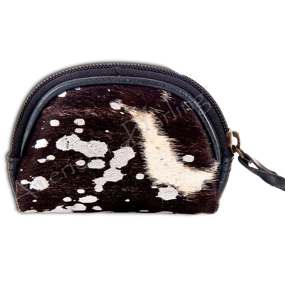 American Darling Coin Purse Hair-On Genuine Leather