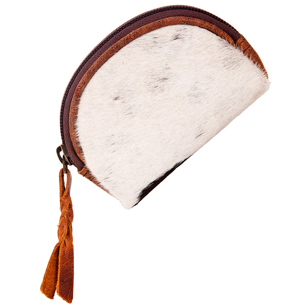 American Darling Coin Purse Hair-On Genuine Leather
