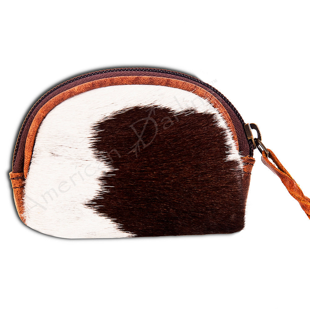 American Darling Coin Purse Hair-On Genuine Leather