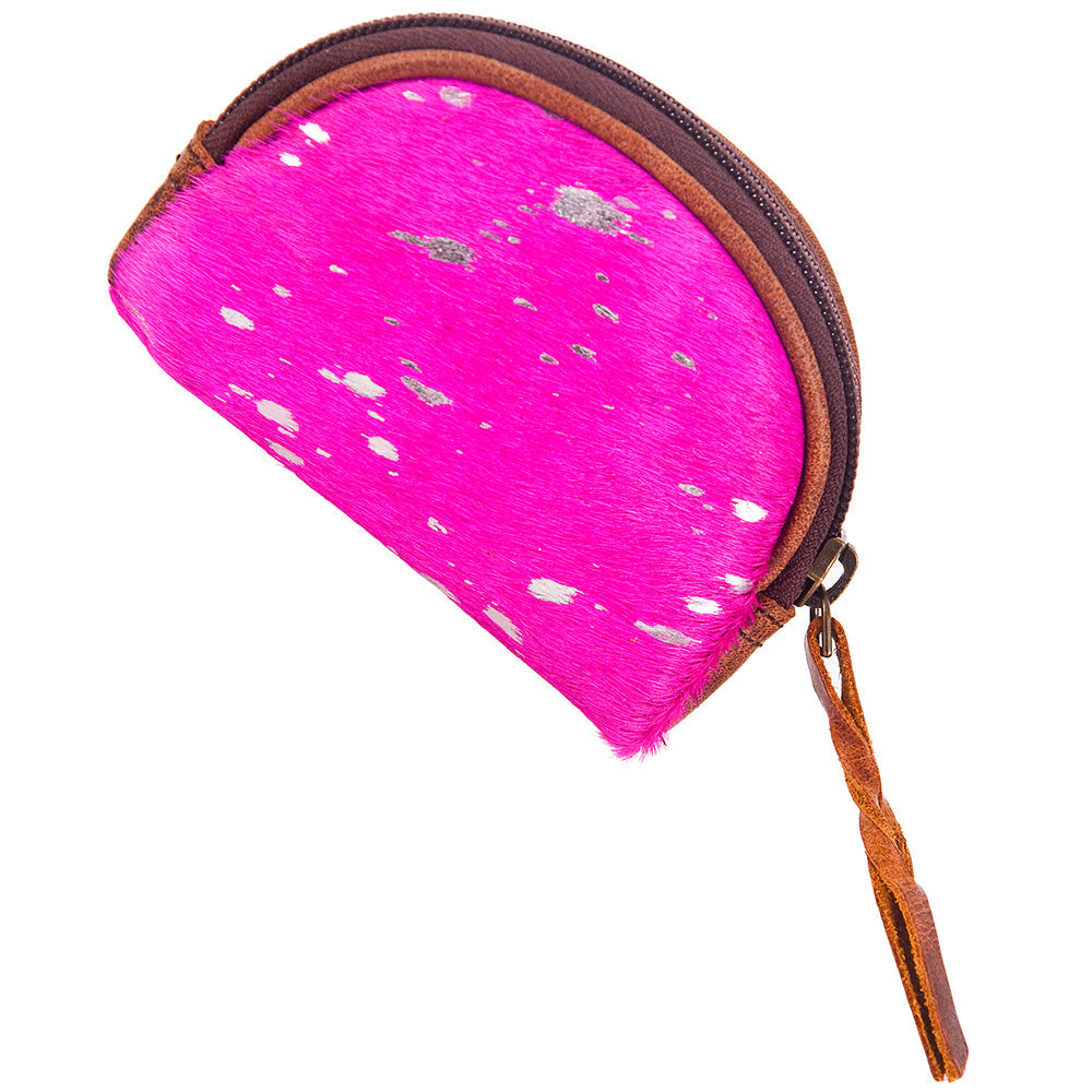 American Darling Coin Purse Hair-On Genuine Leather