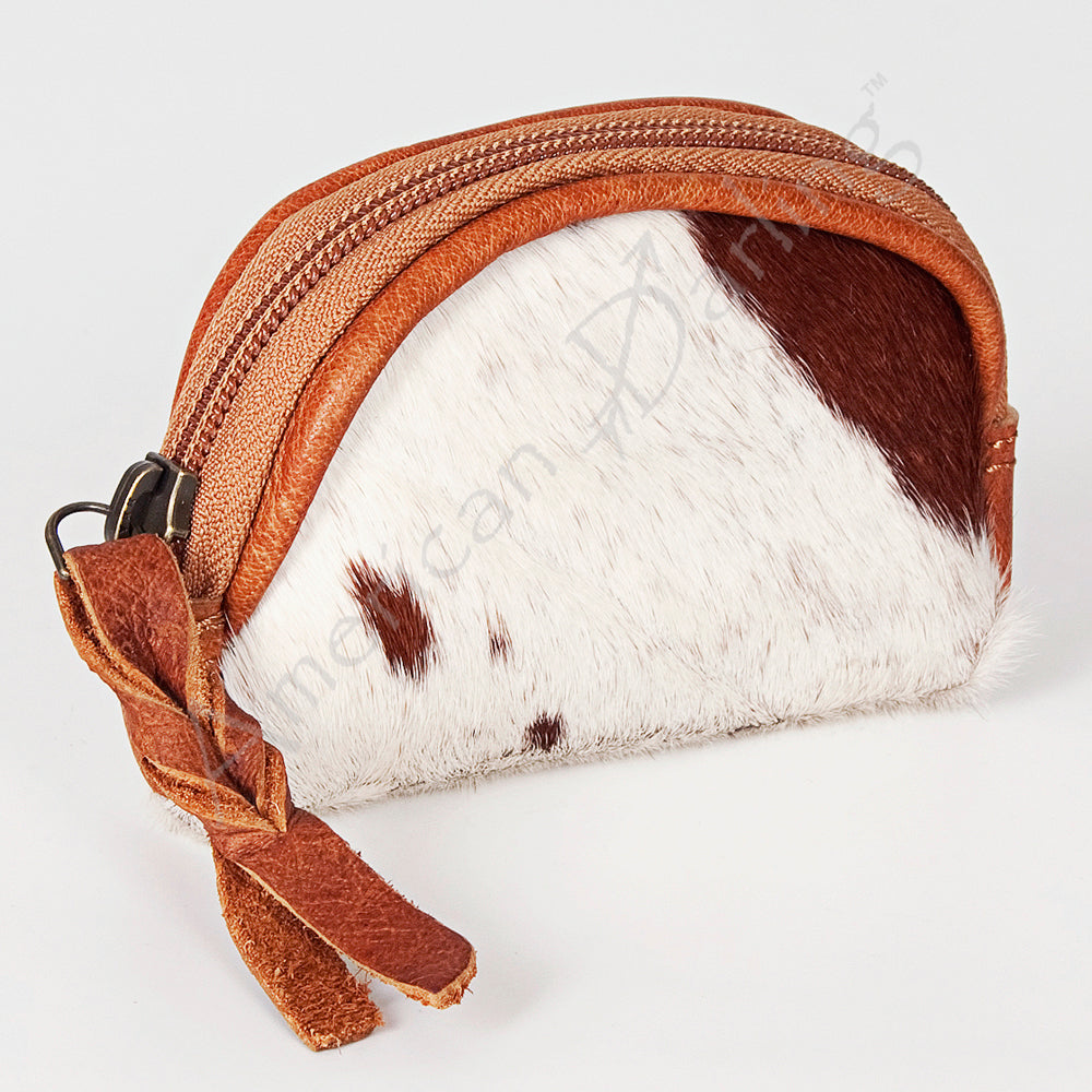 American Darling Coin Purse Hair-On Genuine Leather