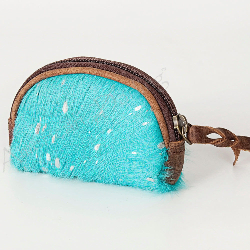 American Darling Coin Purse Hair-On Genuine Leather
