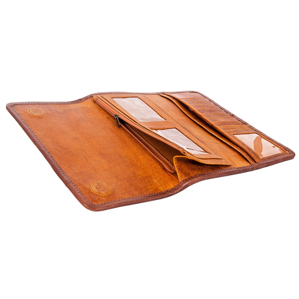 American Darling Hand-Tooled Genuine Leather Wallet