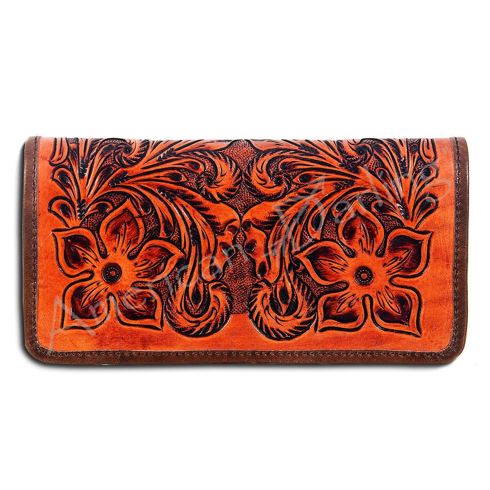 American Darling Hand-Tooled Genuine Leather Wallet