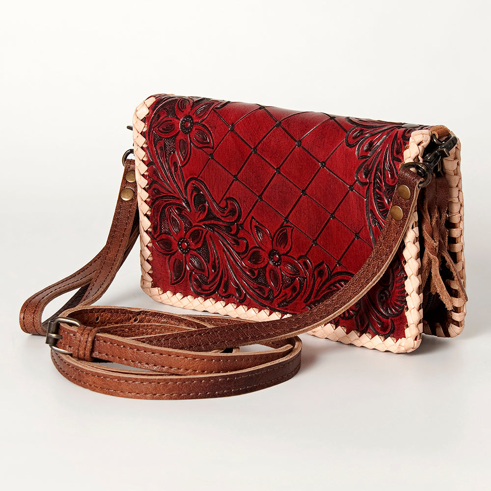 American Darling Organizer Saddle Blanket Genuine Leather Western Women Bag Handbag Purse | for Cute Travel
