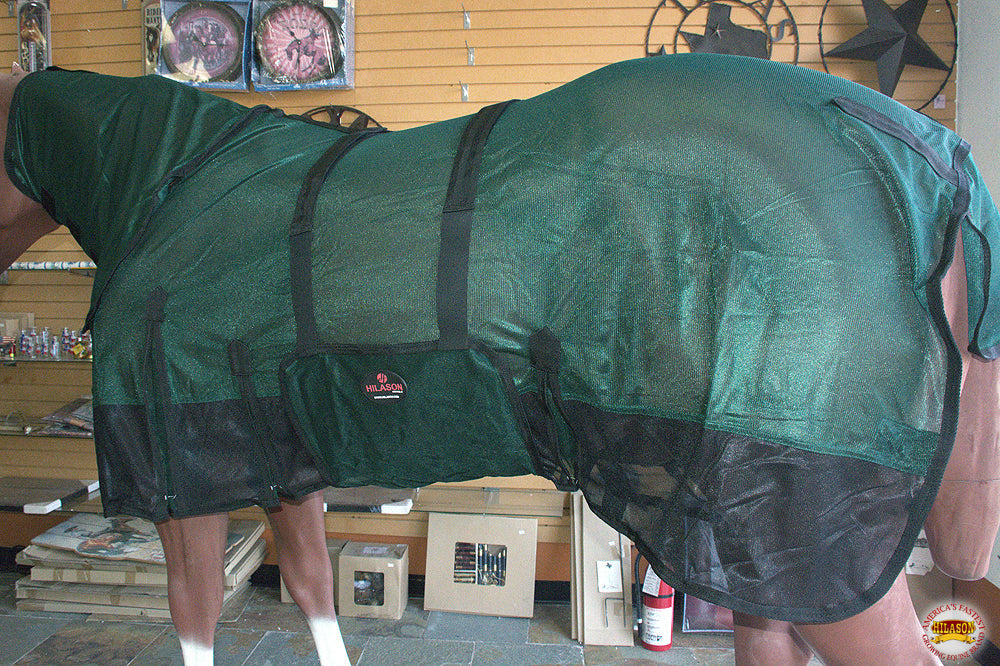 HILASON Horse Fly Sheet - Summer Spring UV Protection Mesh Bug Mosquito FlySheet for Horses | Fly-Sheet