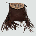 American Darling Hand-Tooled Genuine Leather Small Crossbody Bag