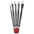 Angelus Paint Brush Set Soft Synthetic Fibers Leave Neutral 5 Pcs Set