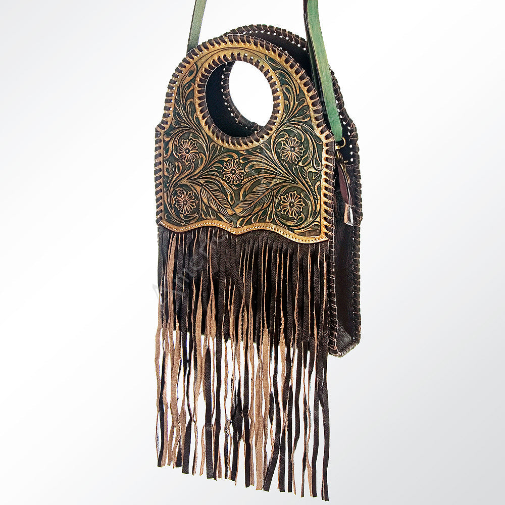American Darling Hand-Tooled Genuine Leather Clutch