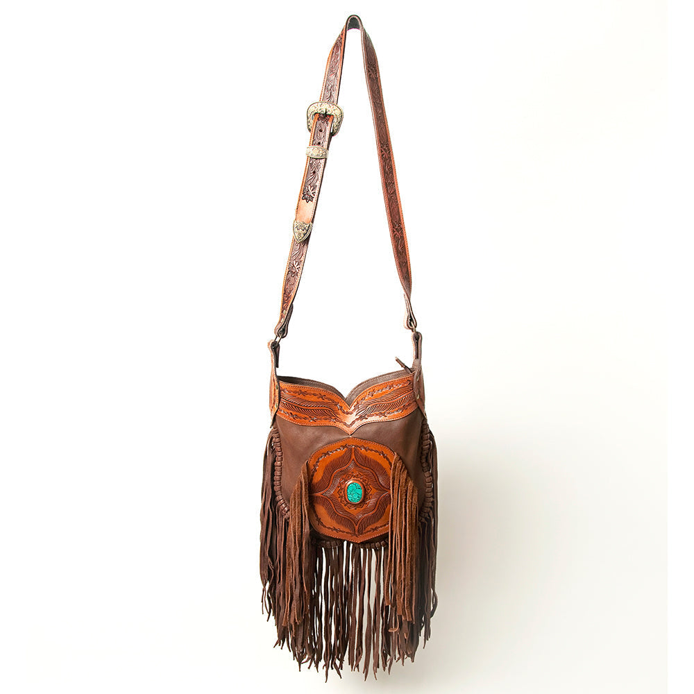 American Darling Crossbody Hand Tooled Genuine Leather Western Women Bag Handbag Purse | for Cute