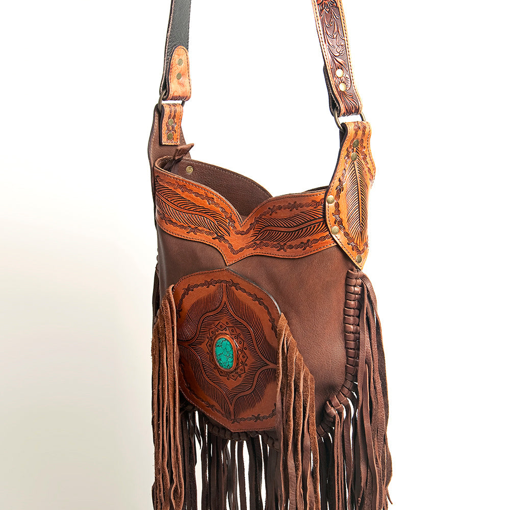 American Darling Crossbody Hand Tooled Genuine Leather Western Women Bag Handbag Purse | for Cute