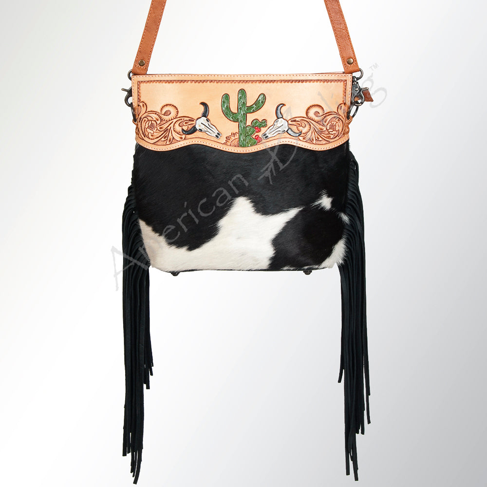 American Darling Clutch Hand Tooled Saddle Blanket Fabric Genuine Leather Western Women Bag Handbag Purse | Purses for Cute
