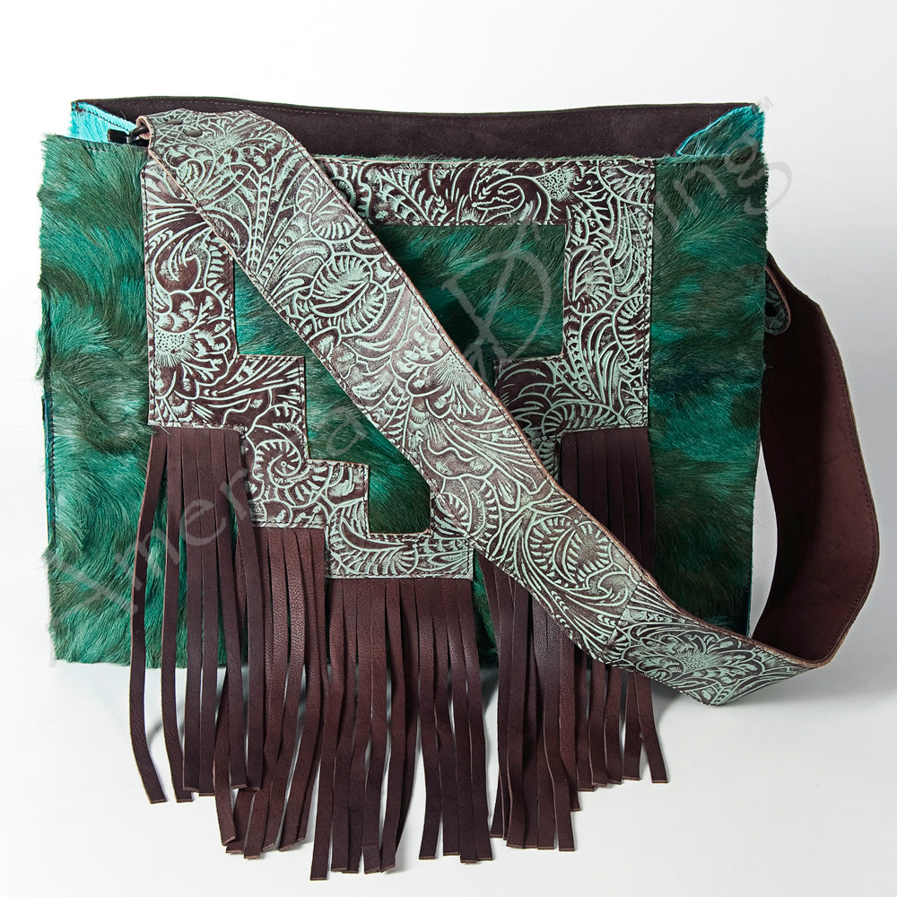 American Darling Hand-Tooled Genuine Leather Tote
