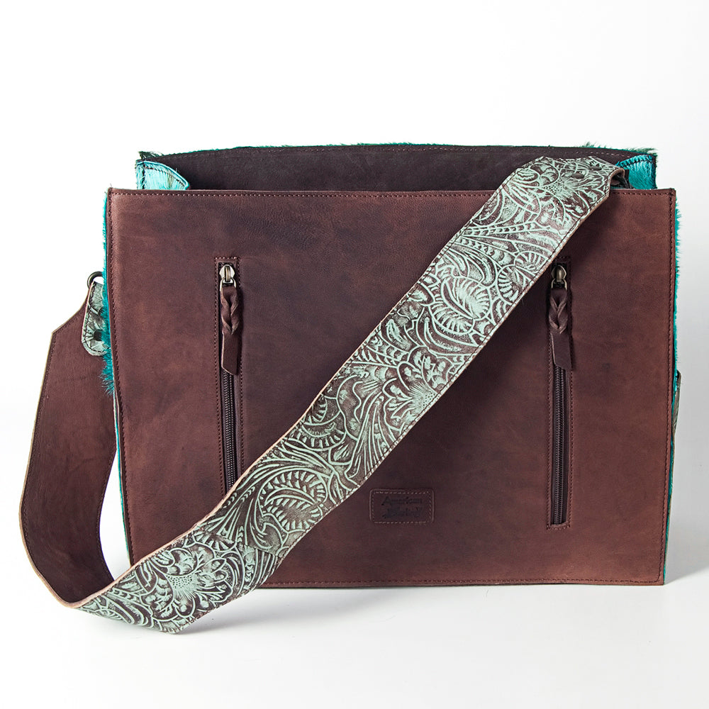 American Darling Hand-Tooled Genuine Leather Tote