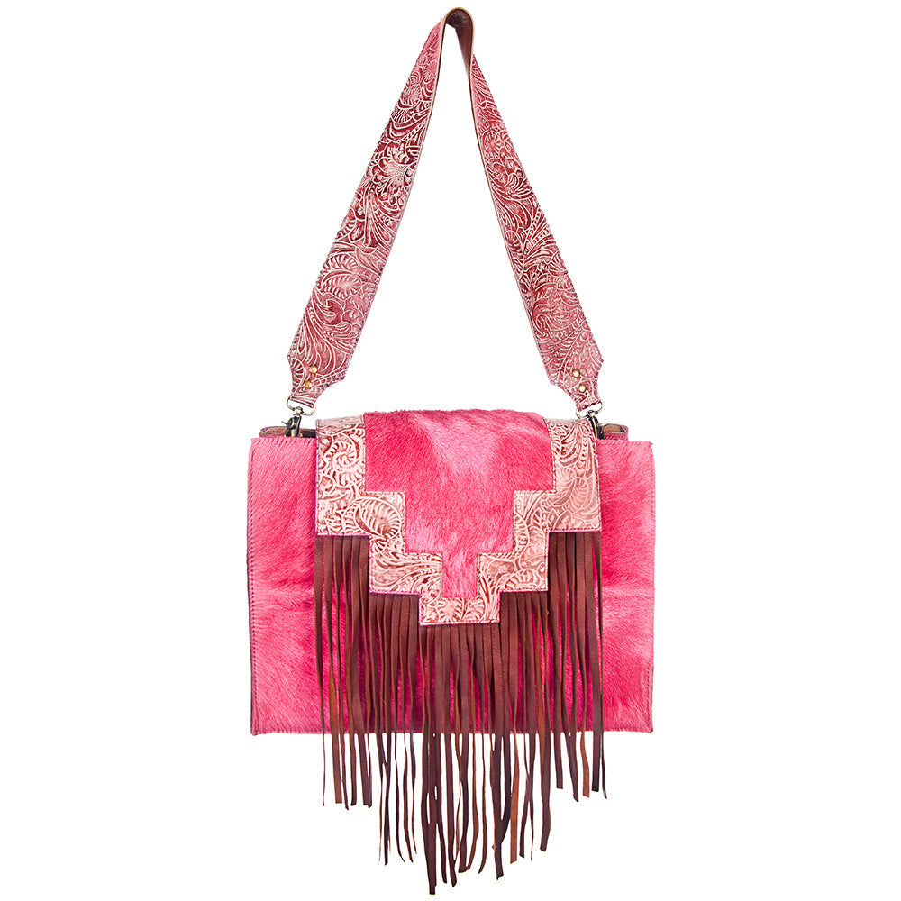 American Darling Hand-Tooled Genuine Leather Tote