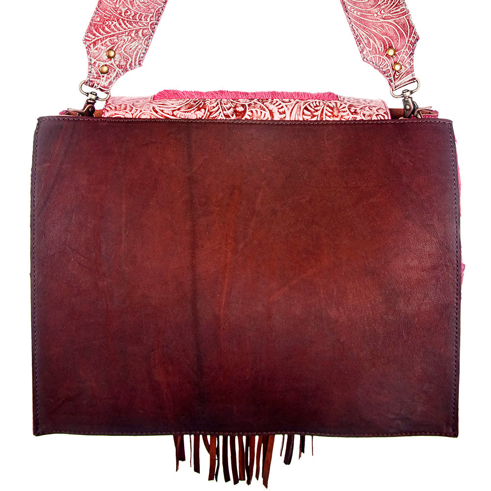 American Darling Hand-Tooled Genuine Leather Tote