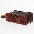 American Darling Hand-Tooled Leather Toiletry Bag