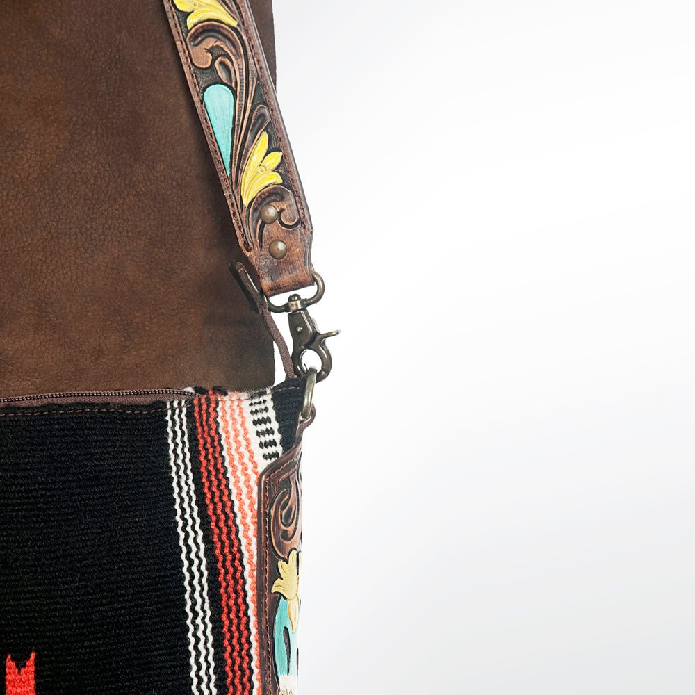 American Darling Messenger Saddle Blanket Genuine Leather