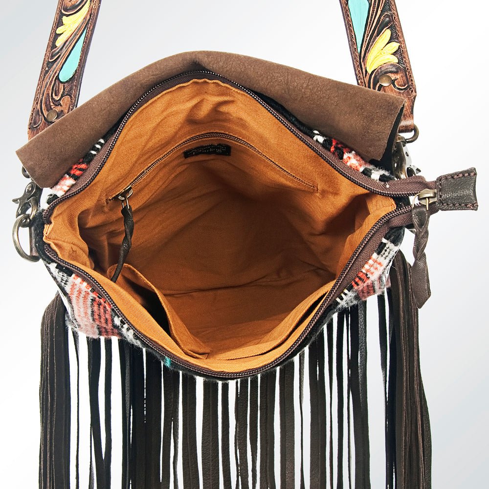 American Darling Messenger Saddle Blanket Genuine Leather