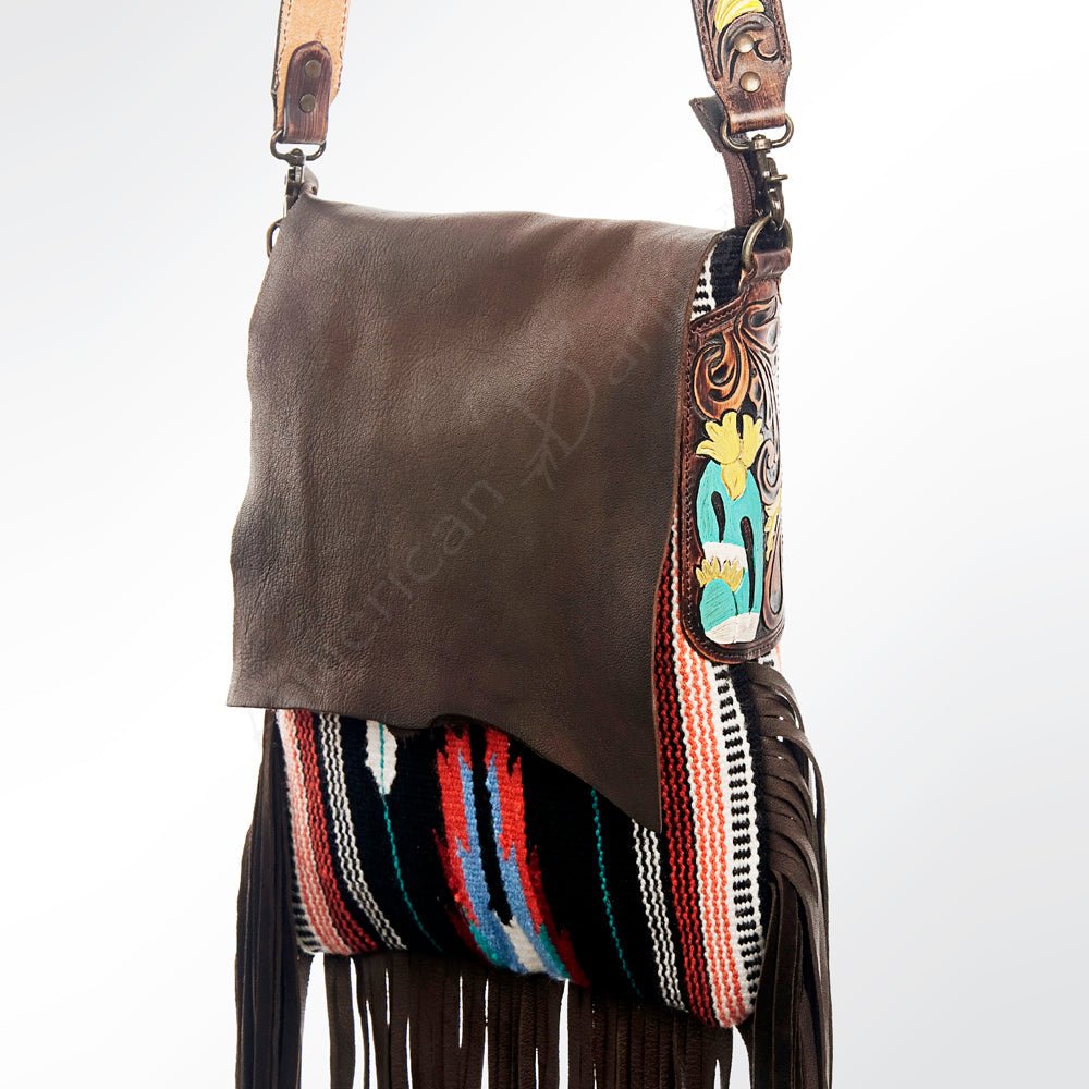 American Darling Messenger Saddle Blanket Genuine Leather