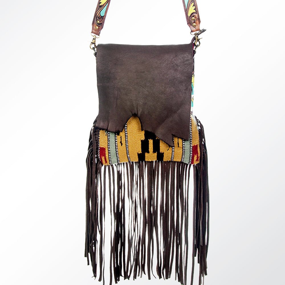 American Darling Messenger Saddle Blanket Genuine Leather