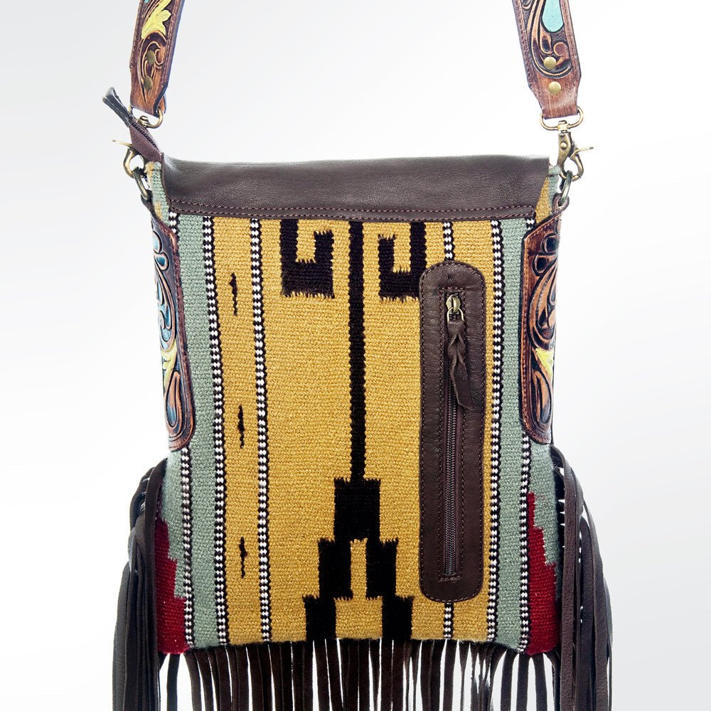 American Darling Messenger Saddle Blanket Genuine Leather