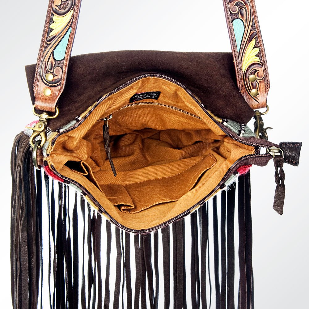 American Darling Messenger Saddle Blanket Genuine Leather