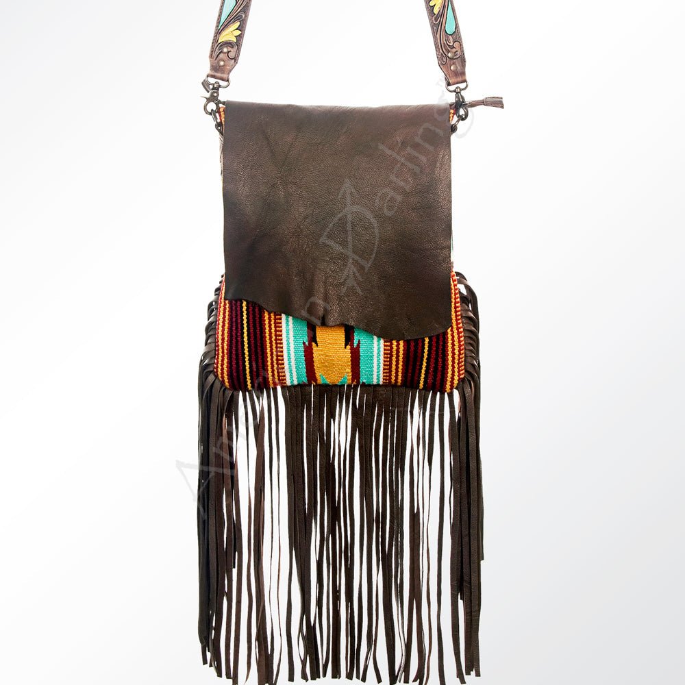 American Darling Messenger Saddle Blanket Genuine Leather