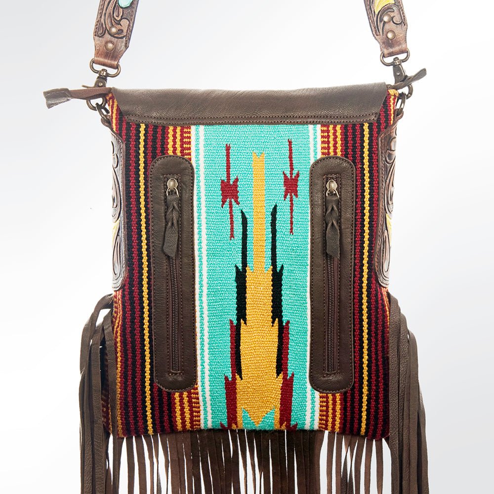 American Darling Messenger Saddle Blanket Genuine Leather