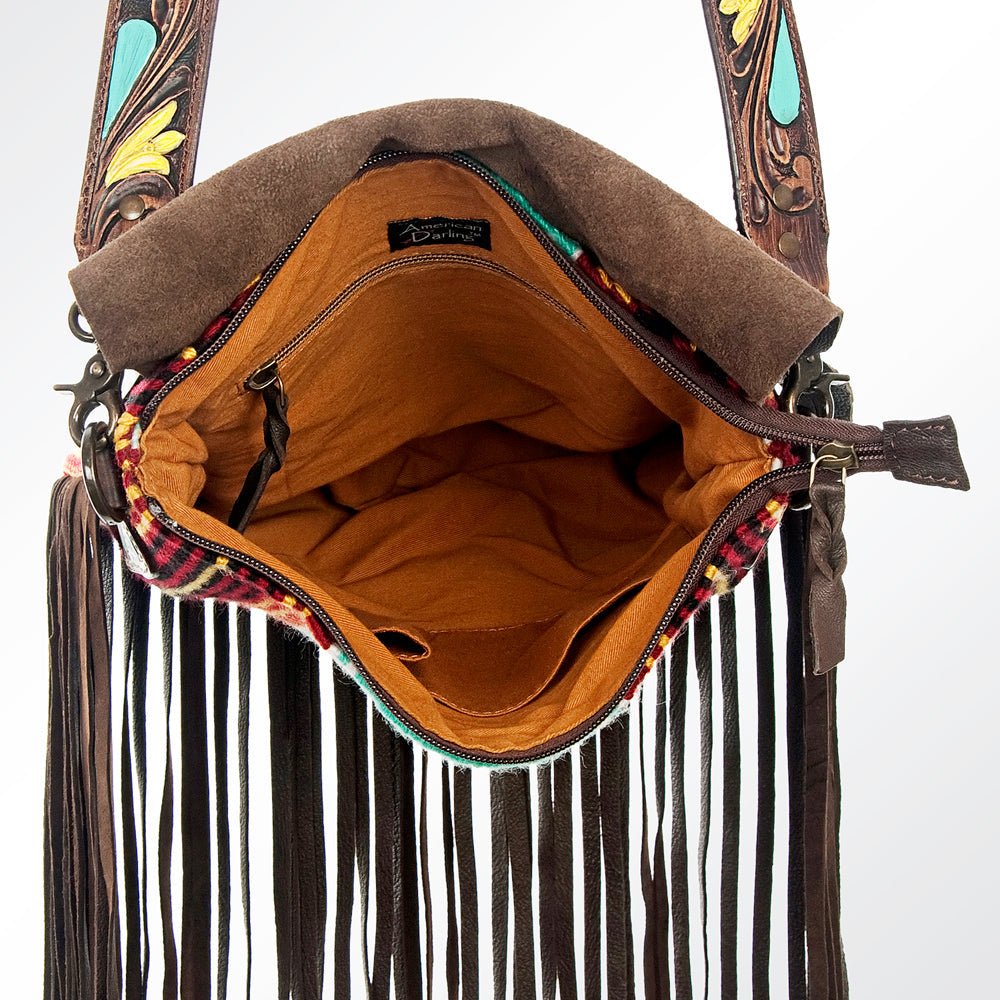 American Darling Messenger Saddle Blanket Genuine Leather