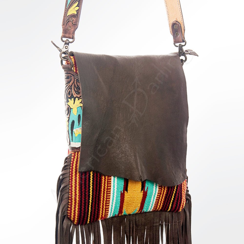 American Darling Messenger Saddle Blanket Genuine Leather
