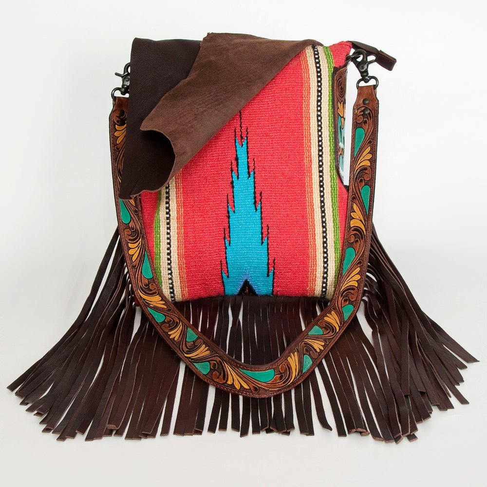 American Darling Messenger Saddle Blanket Genuine Leather