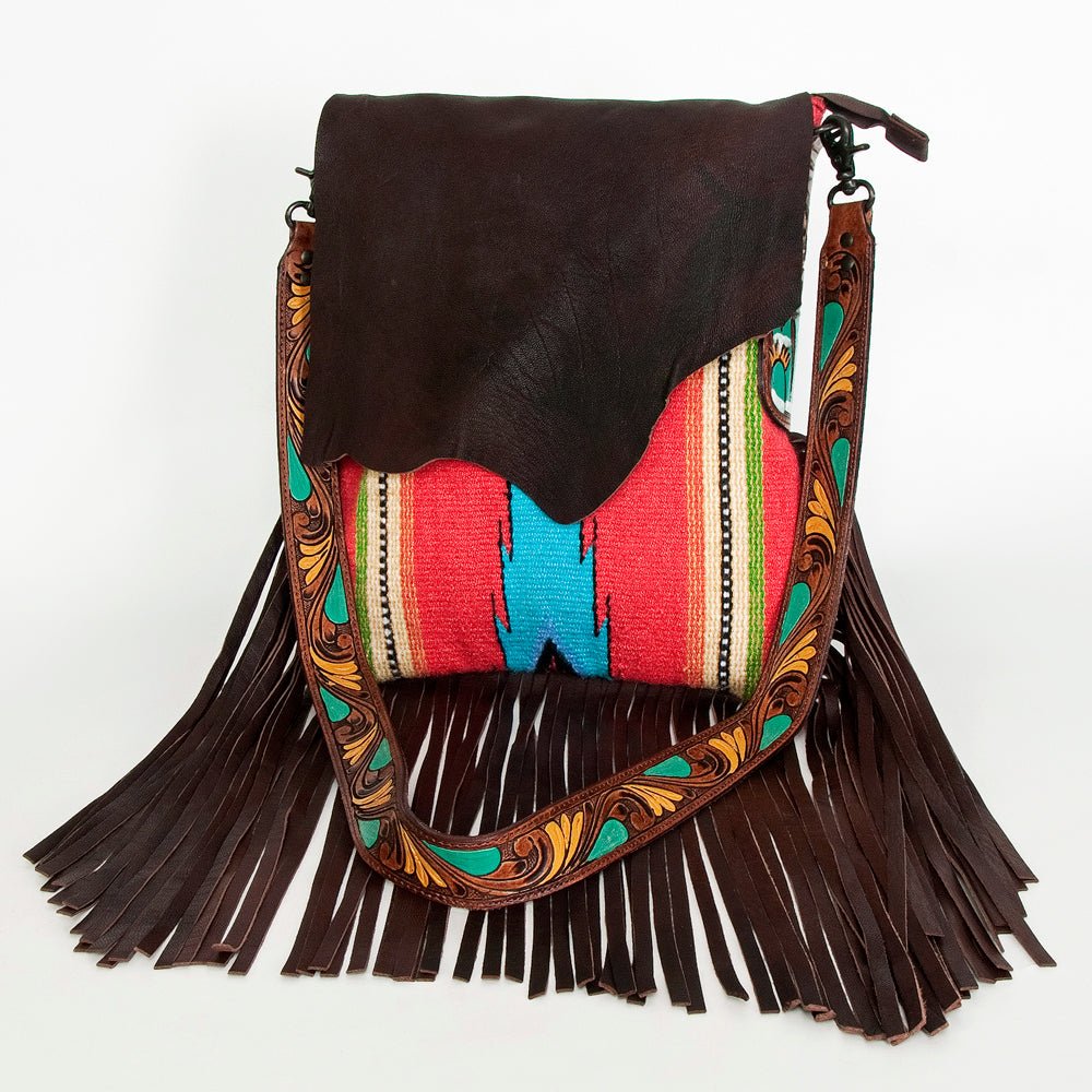 American Darling Messenger Saddle Blanket Genuine Leather