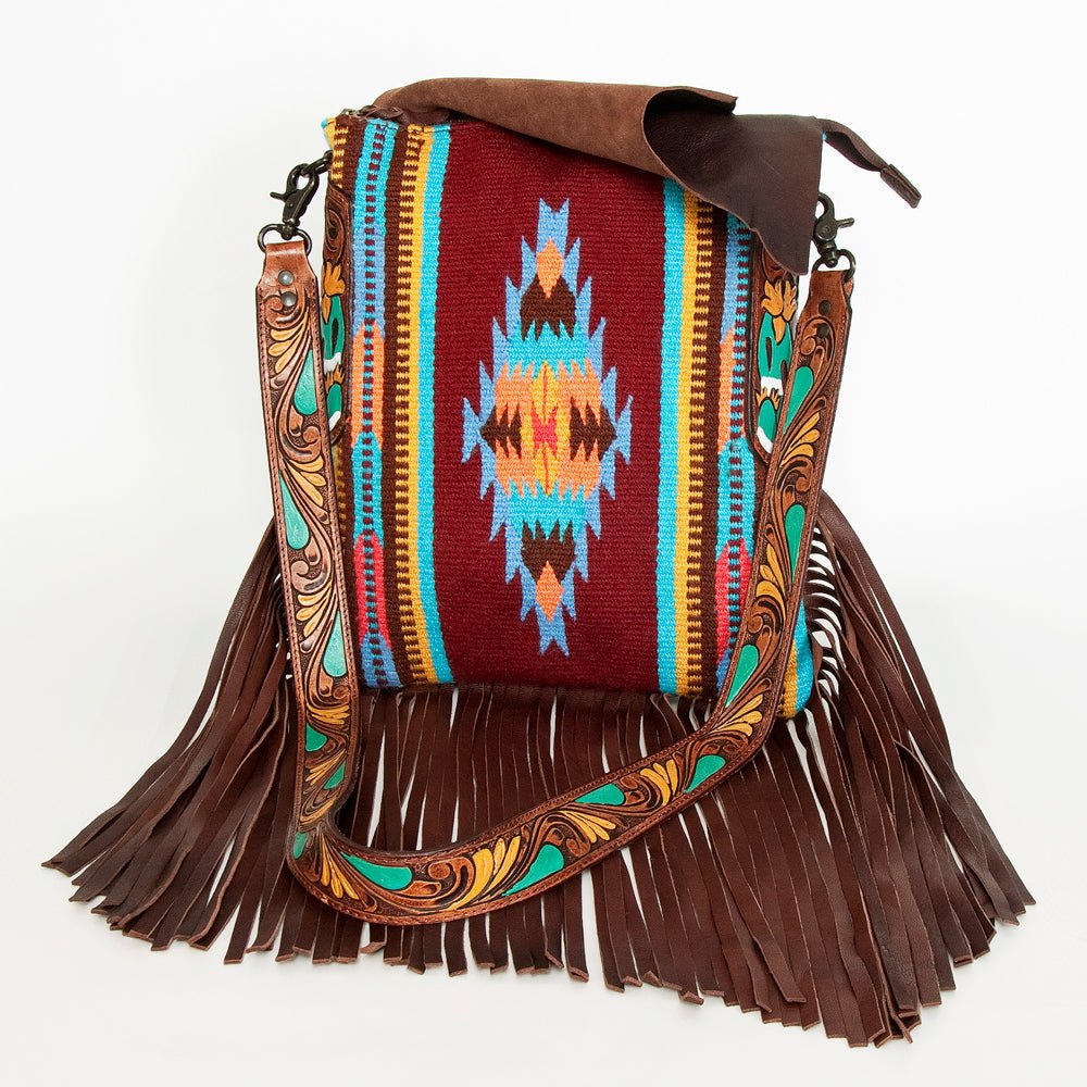 American Darling Messenger Saddle Blanket Genuine Leather