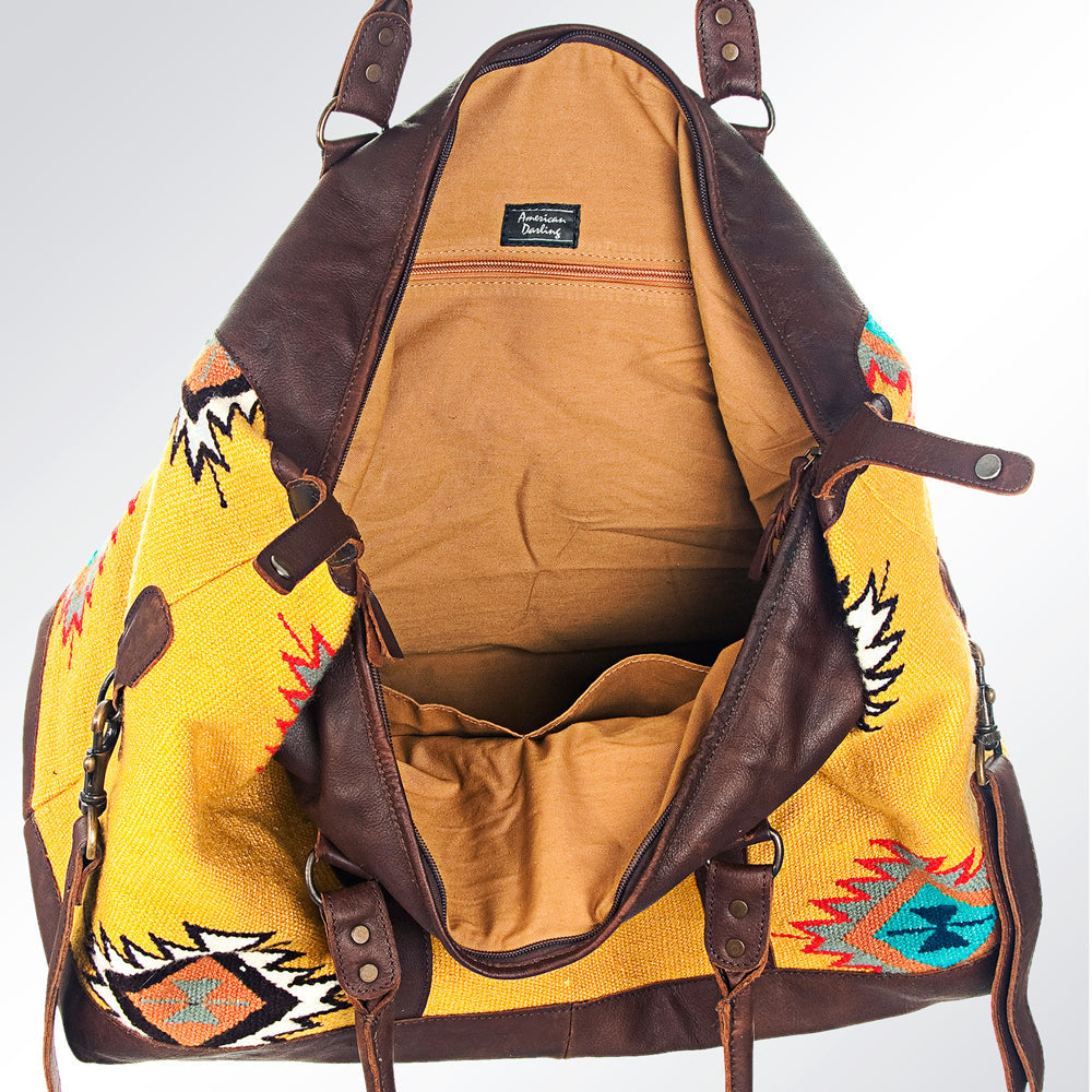 American Darling Duffel Saddle Blanket Genuine Leather