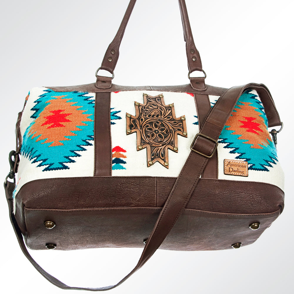 American Darling Duffel Saddle Blanket Genuine Leather