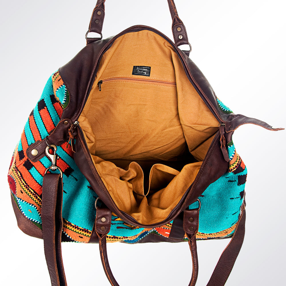American Darling Duffel Saddle Blanket Genuine Leather