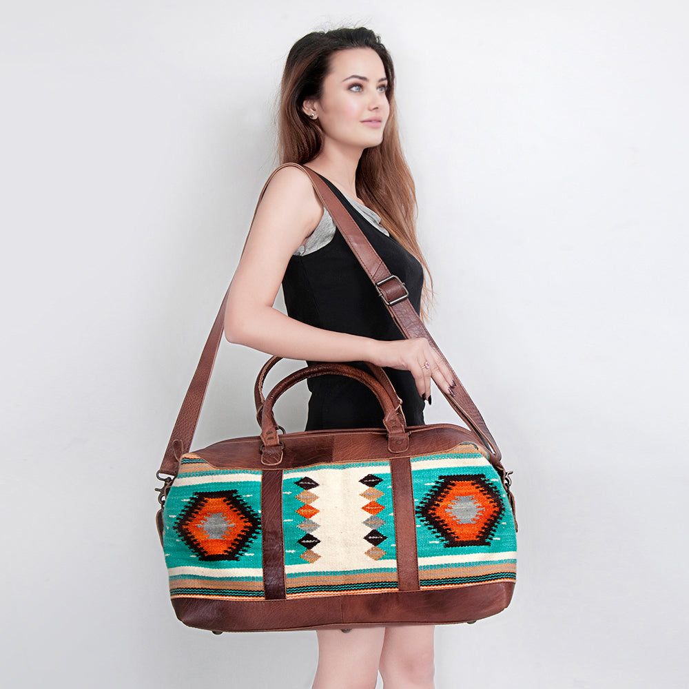 American Darling Duffel Saddle Blanket Genuine Leather