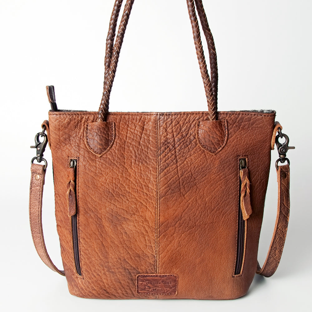 American Darling Hair-On Genuine Leather Tote
