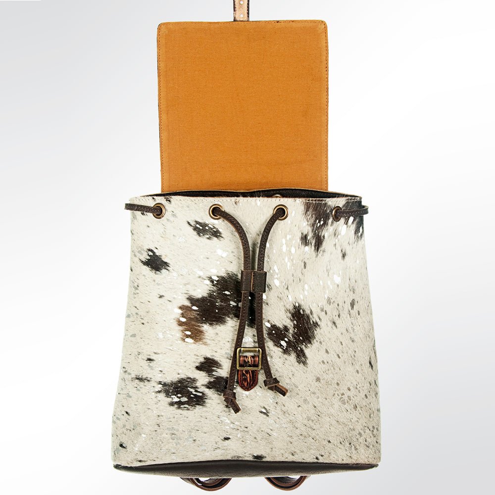 American Darling Hand Tooled Hair-On Genuine Leather