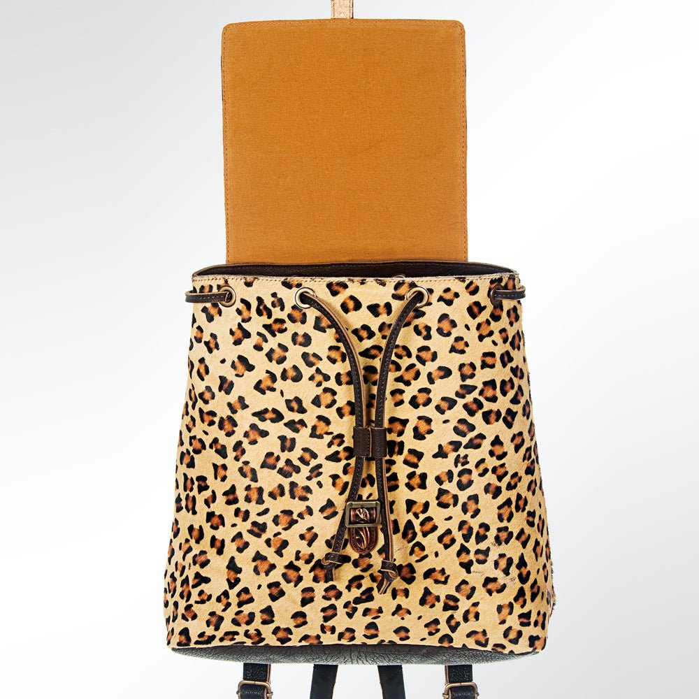 American Darling Hand Tooled Hair-On Genuine Leather
