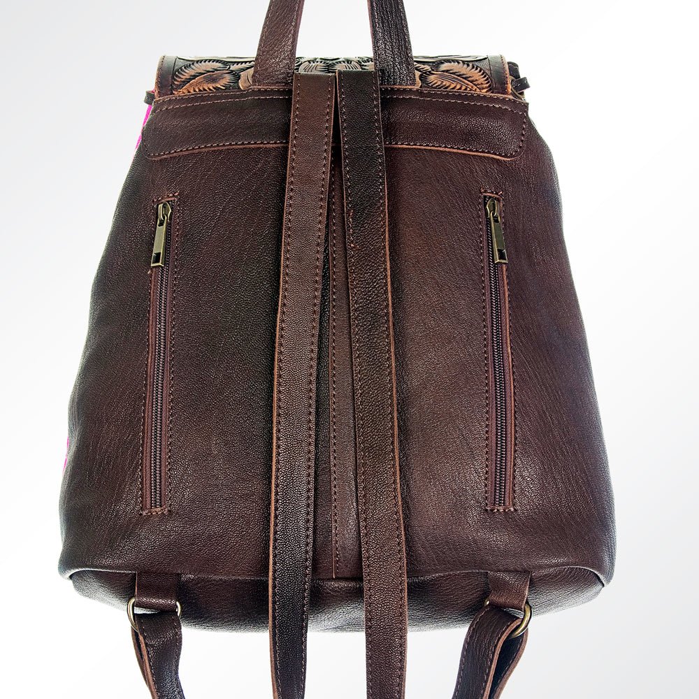 American Darling Hand Tooled Hair-On Genuine Leather