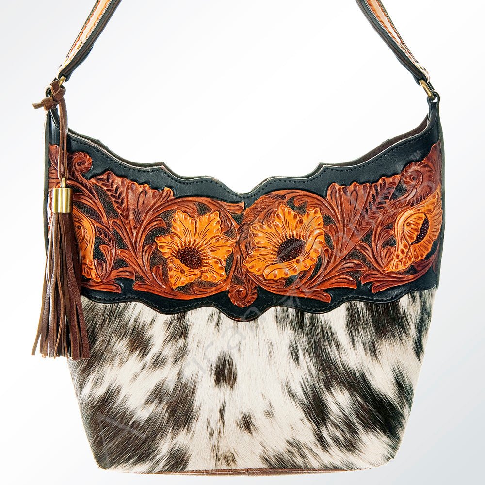 American Darling Hobo Hand Tooled Genuine Leather