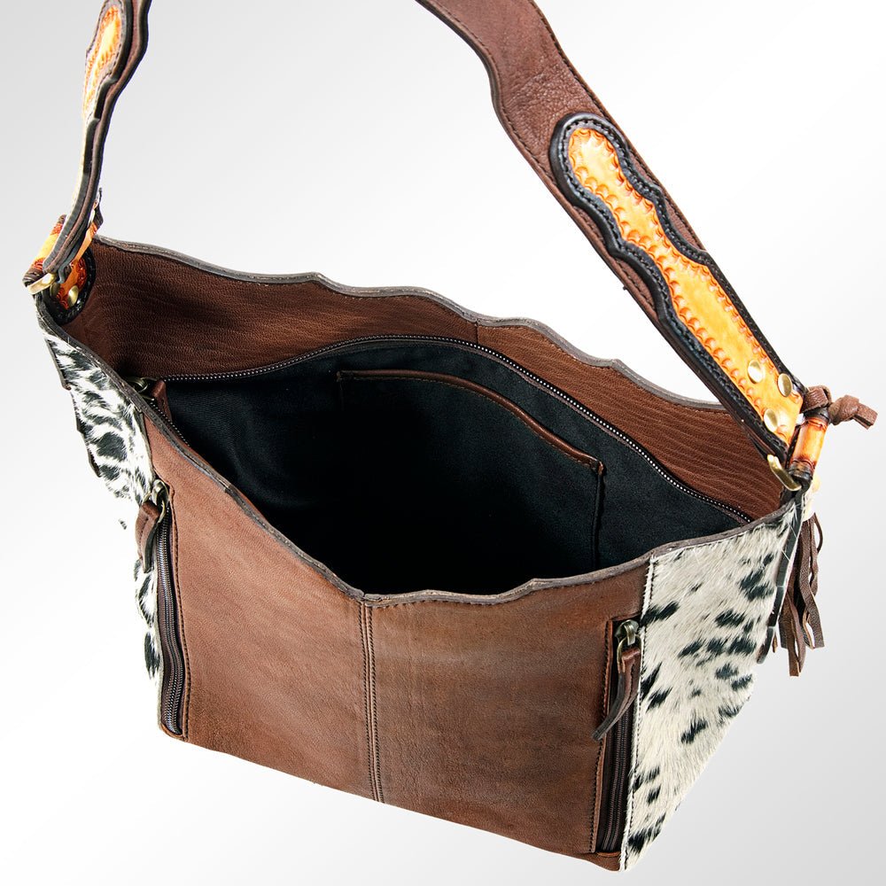 American Darling Hobo Hand Tooled Genuine Leather