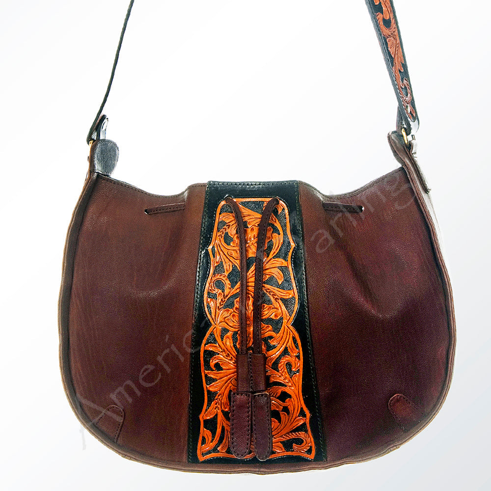 American Darling Hair-On Genuine Leather Hobo Bag